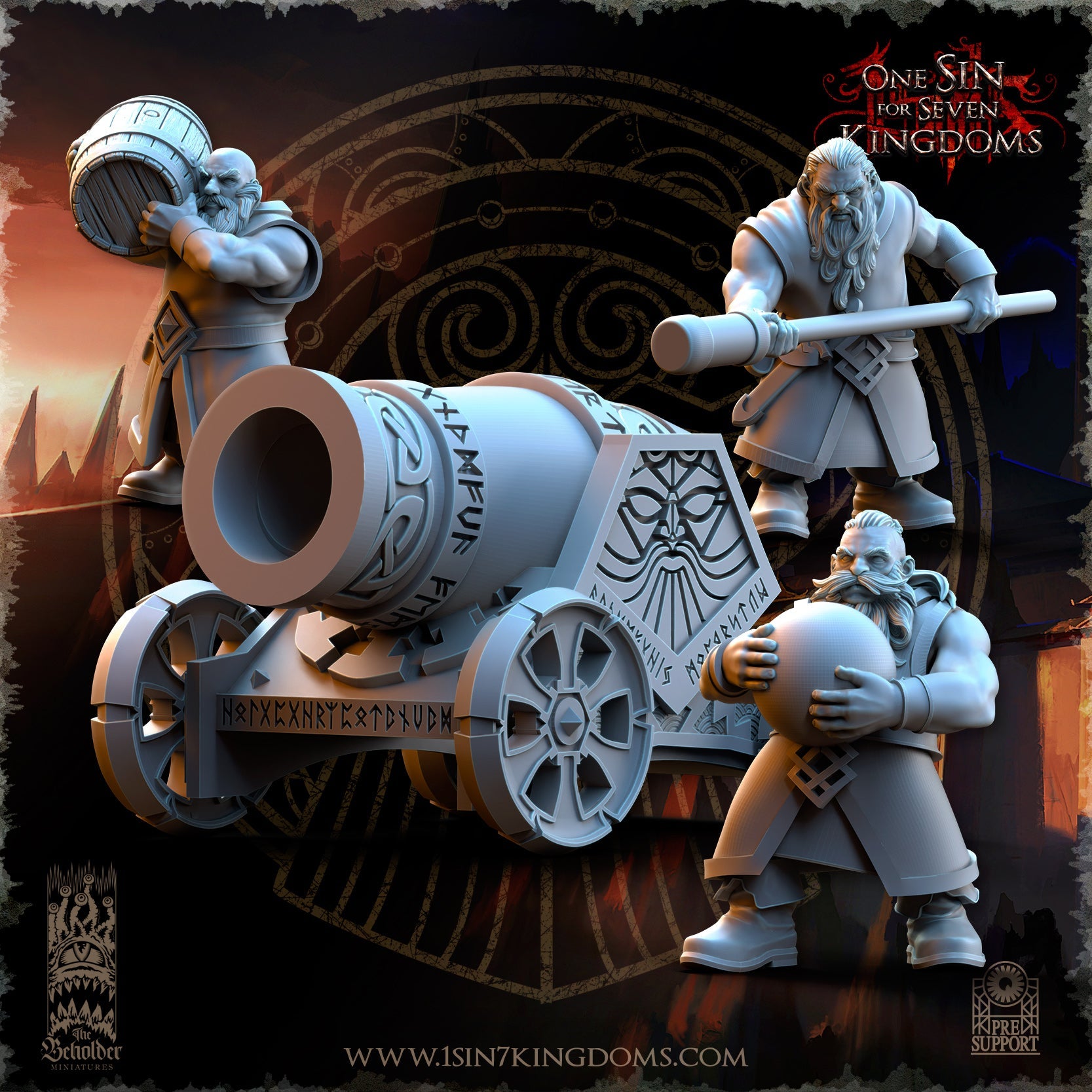 Thunder Cannon, The Beholder Miniatures