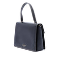 Leather Rockstud Top Handle Bag