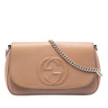 Medium Calfskin Soho Chain Flap Crossbody