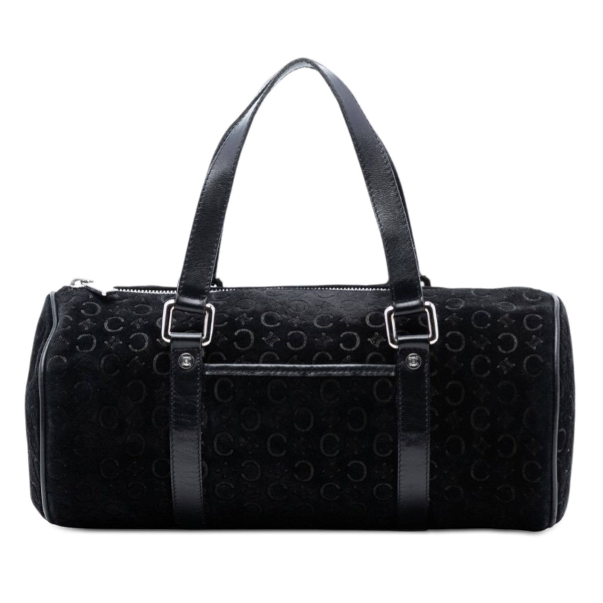C Macadam Suede Handbag