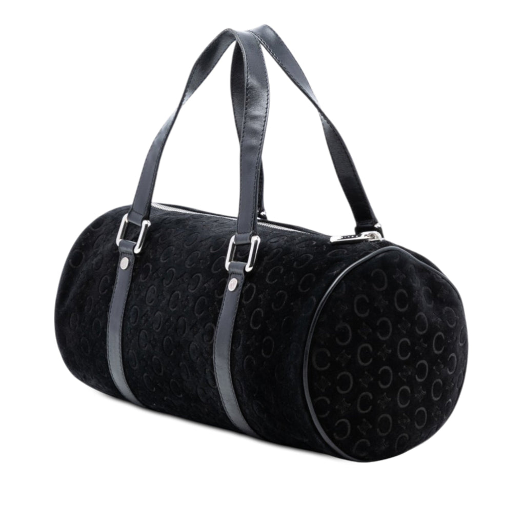 C Macadam Suede Handbag