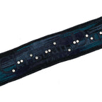 Studded Canvas Embroidered Bag Strap