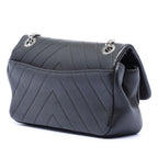 Mini CC Chevron Calfskin Single Flap
