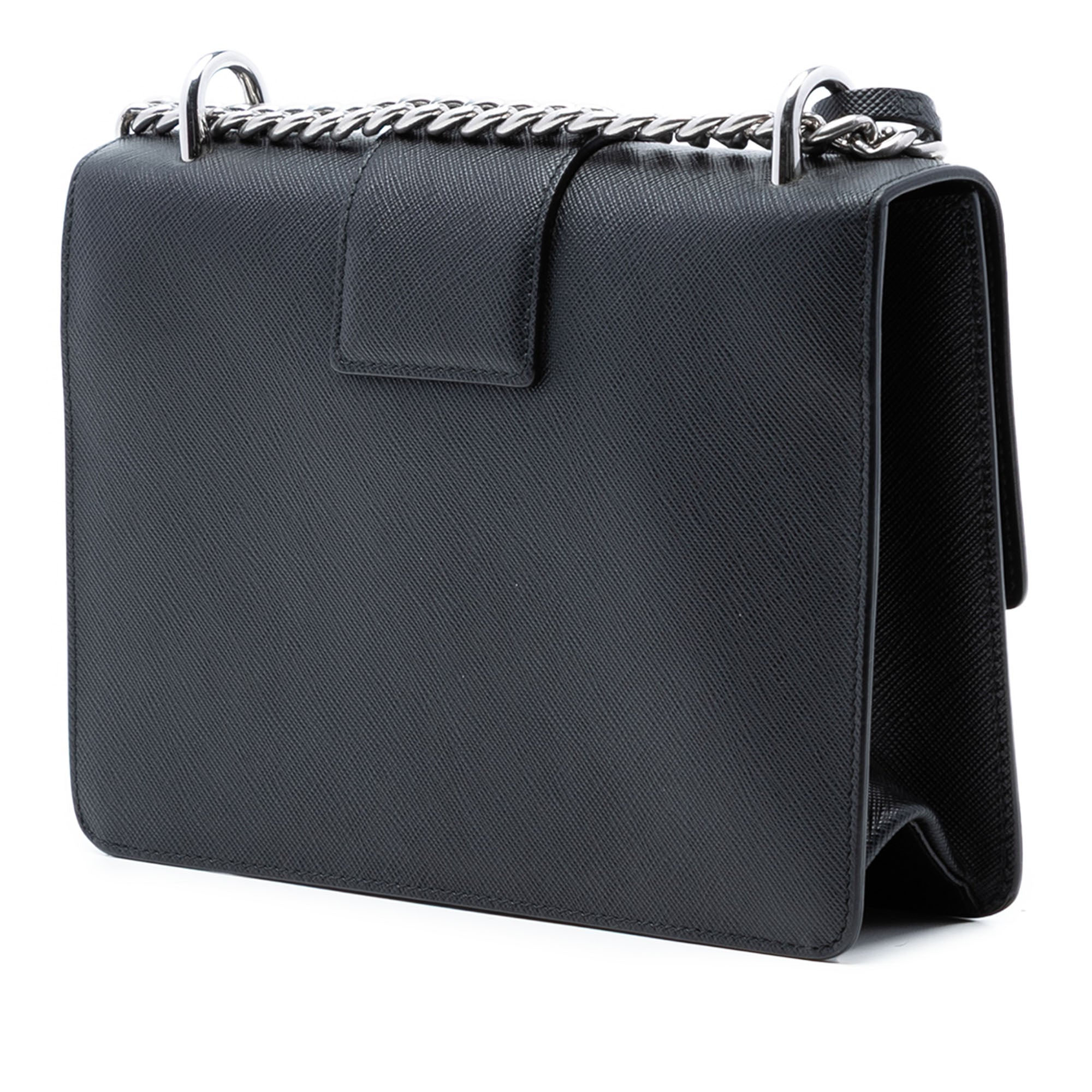 Saffiano Lux Sound Lock Crossbody