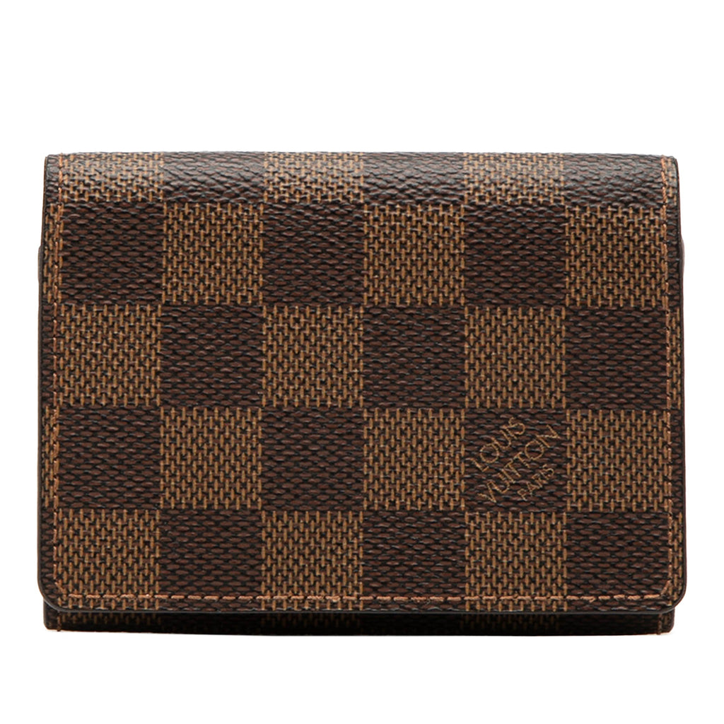 Damier Ebene Business Card Holder