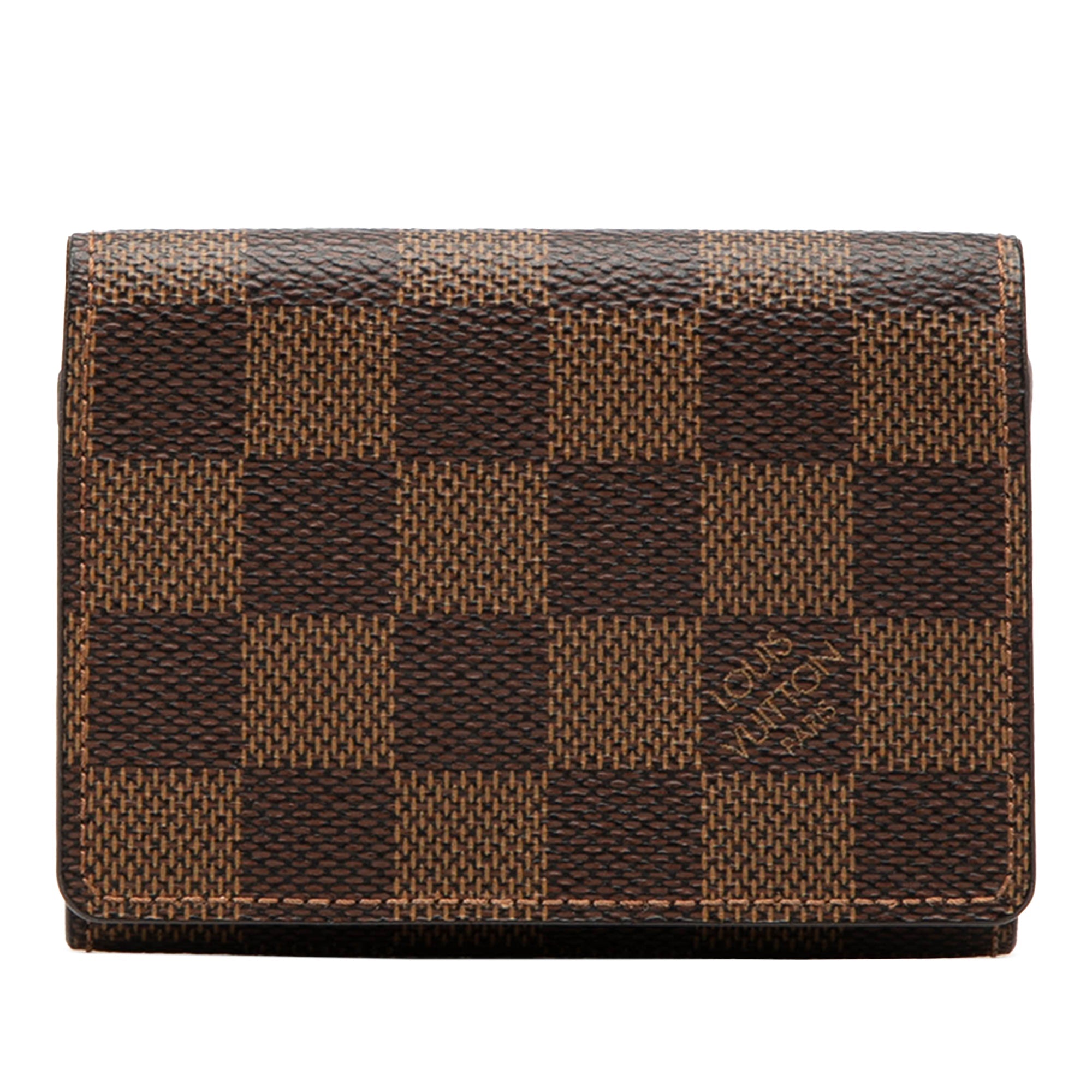 Damier Ebene Business Card Holder