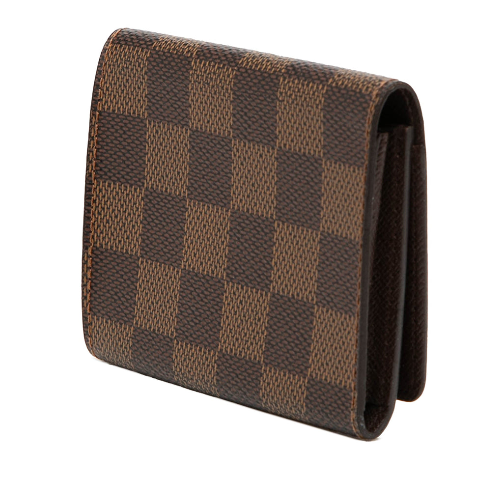 Damier Ebene Business Card Holder