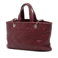 Quilted Caviar Shopping Tote
