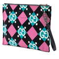 Jumbo GG Canvas Geometric Print Clutch