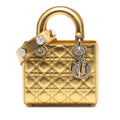 Small Metallic Grained Calfskin Cannage My ABCDior Lady Dior