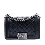 Small Quilted Lambskin Boy Flap