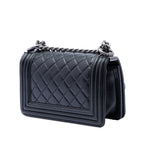 Small Quilted Lambskin Boy Flap