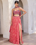 Daisy Printed Skirt Set By KYNAH, Luxury Indian Fashion & Bridal Wear
