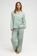 Long Premium Striped PJ Set