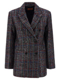 Missoni Sequin Tartan Blazer — Black