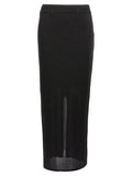 Missoni Viscose Blend Lamé Skirt — Black