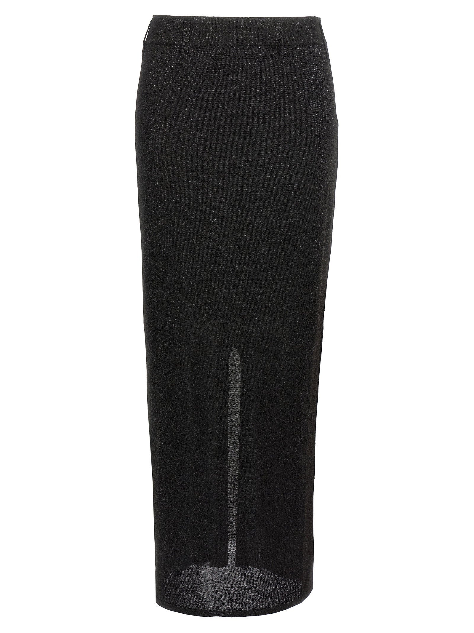 Missoni Viscose Blend Lamé Skirt — Black