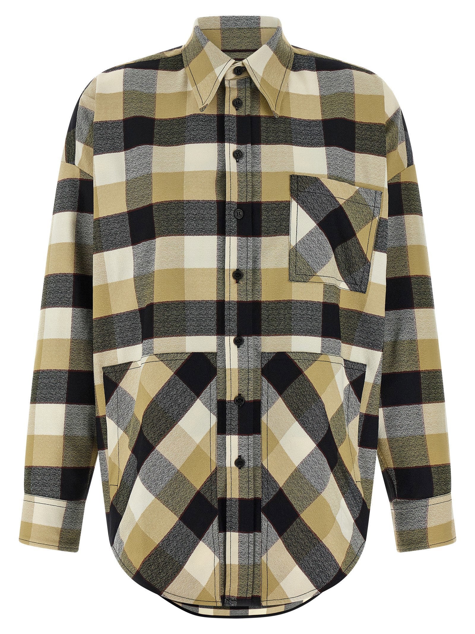 Missoni Check Pattern Shirt — Tan