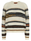 Missoni Striped Intarsia Sweater — Cream