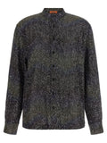 Missoni Micro-Sequin Knit Shirt — Black