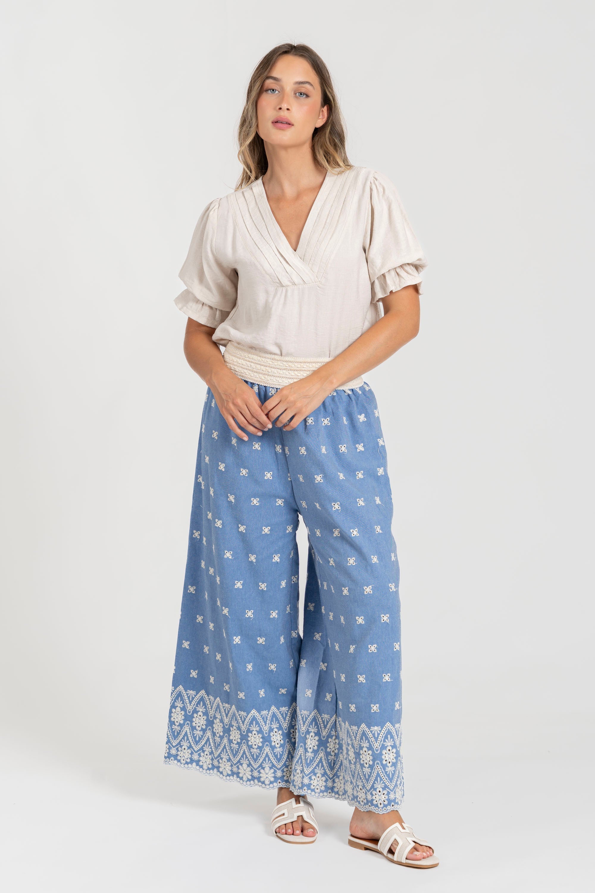 PANTALON  BORDADOS