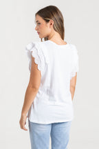 CAMISETA  BORDADOS