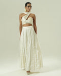 Sequin Drops Sharara Set By KYNAH, Luxury Indian Fashion & Bridal Wear