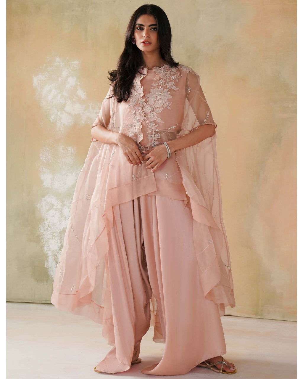 Penelope Cape & Pants Set By KYNAH, Luxury Indian Fashion & Bridal Wear