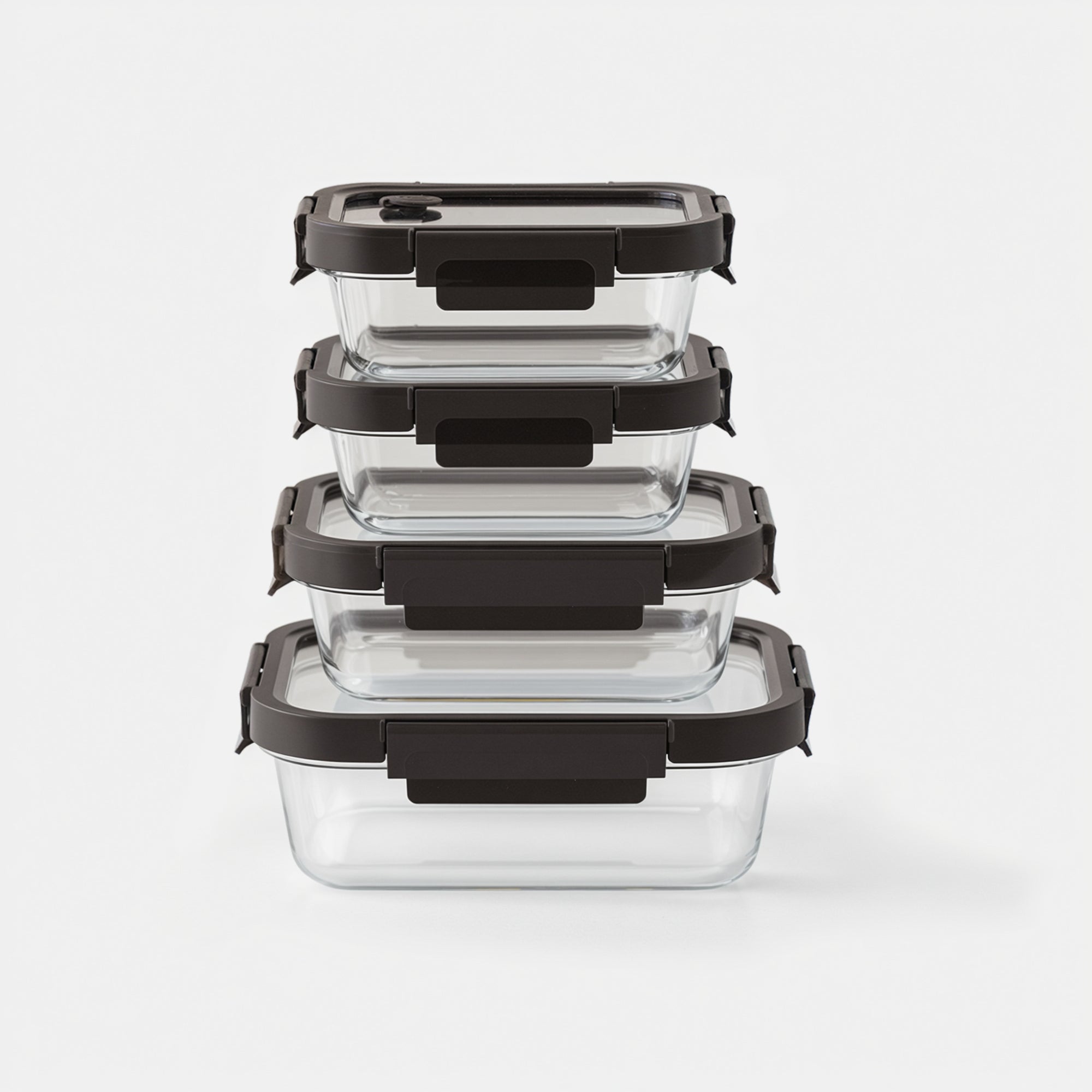 GENICOOK Rectangular Glass Container Set