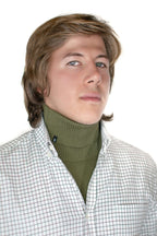 Jersey de cuello vuelto minimo verde hombre edición Serbal