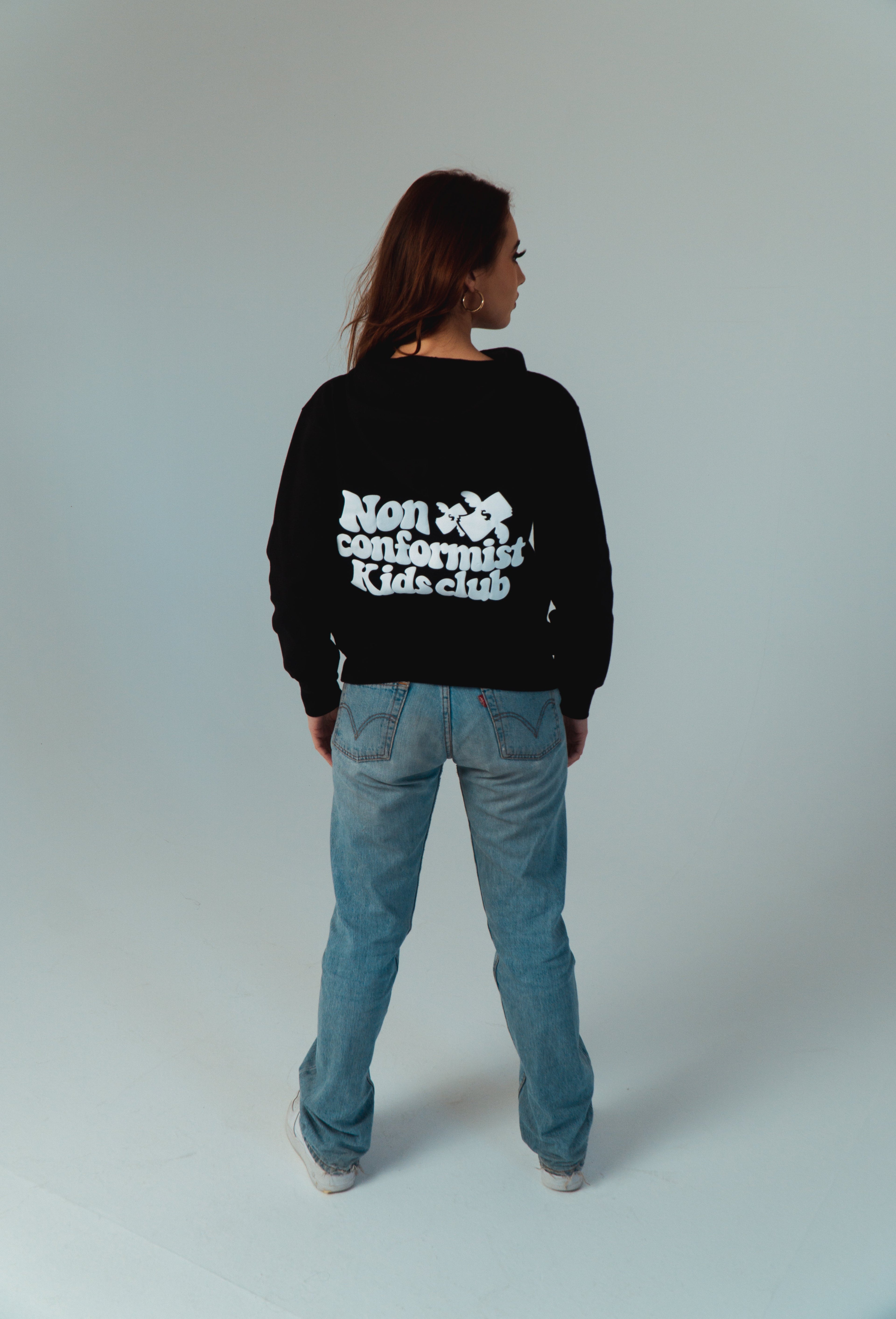 Non Conformist Black Hoodie