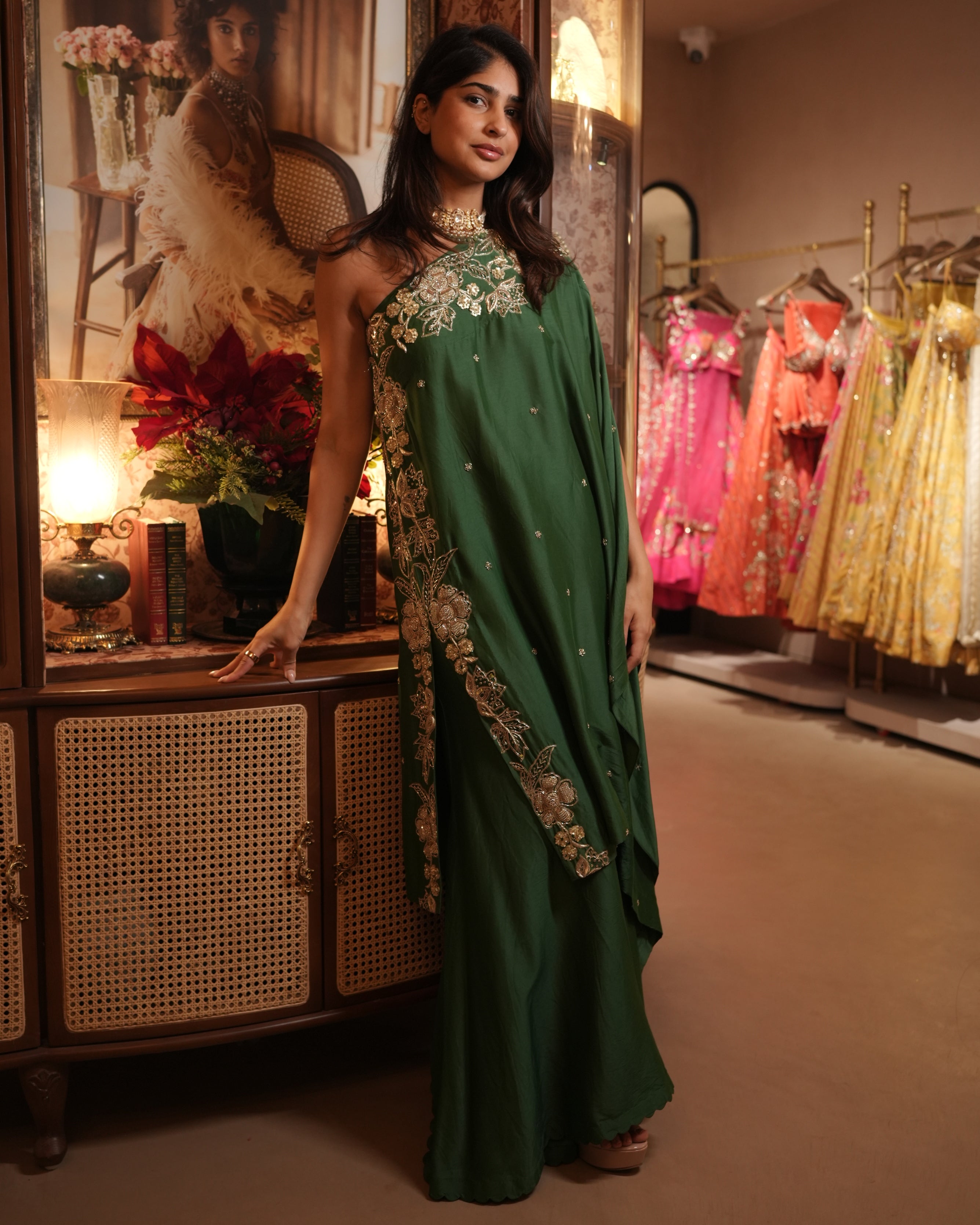 Emerald Rae Kurta Set By KYNAH, Luxury Indian Fashion & Bridal Wear