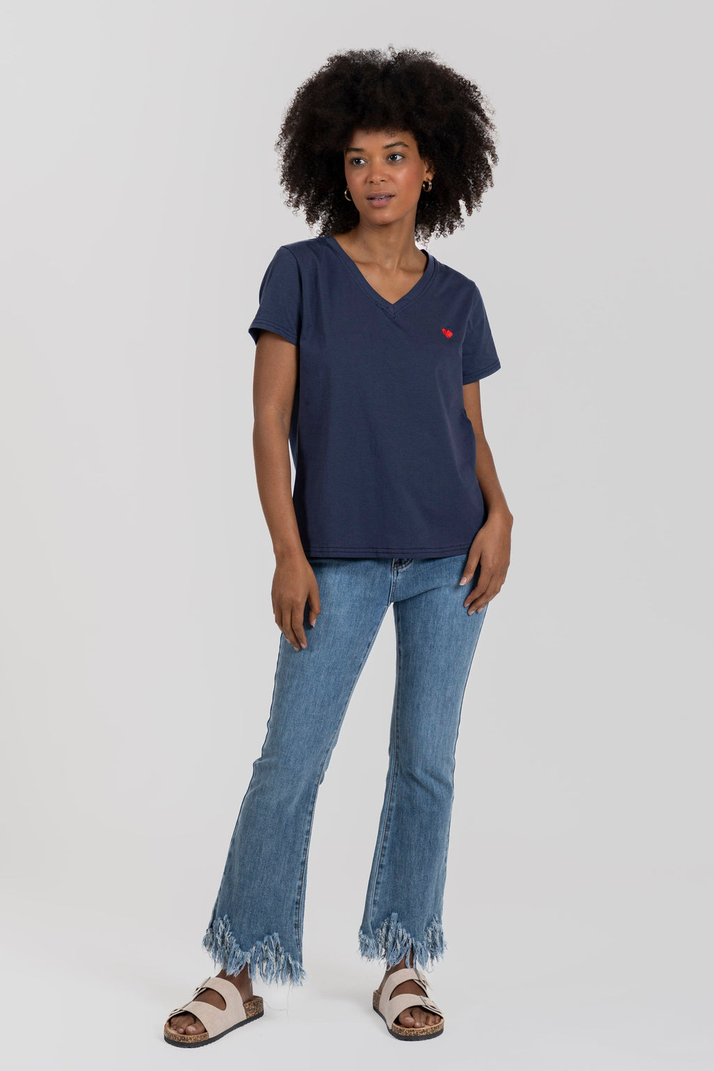 CAMISETA  CELESTE