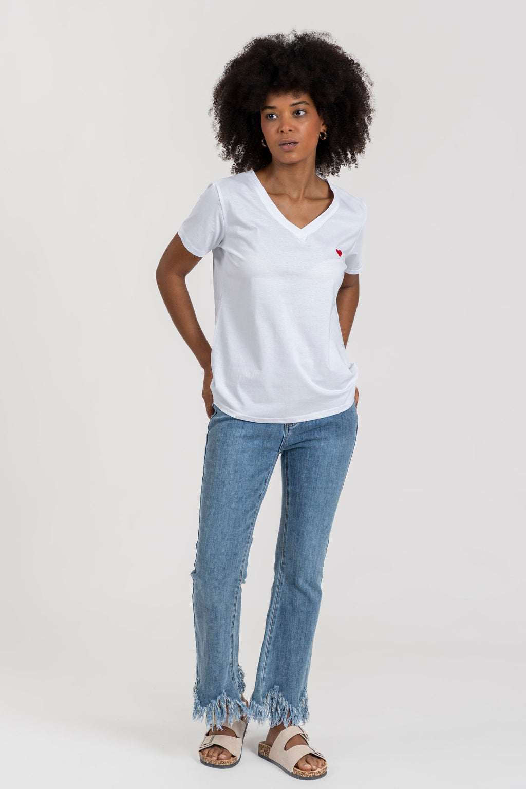 CAMISETA  CELESTE