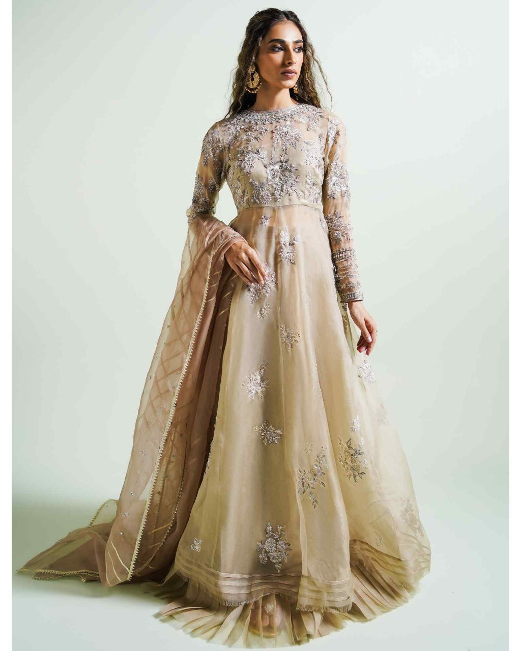 Audrey Sufi, Dupatta & Lehenga Set By KYNAH, Luxury Indian Fashion & Bridal Wear