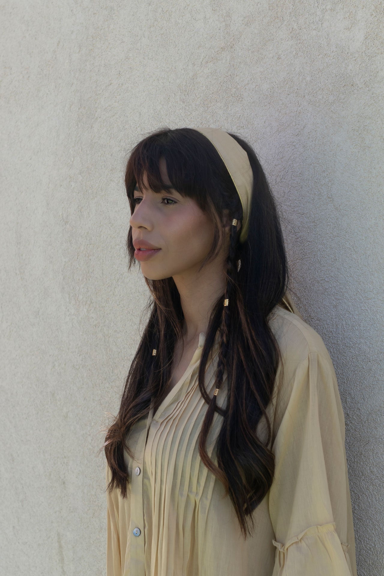 Vestido Corto - Beige