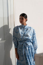 Blusa Palmeras - Azul