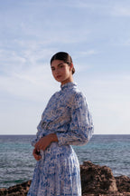 Blusa Palmeras - Azul