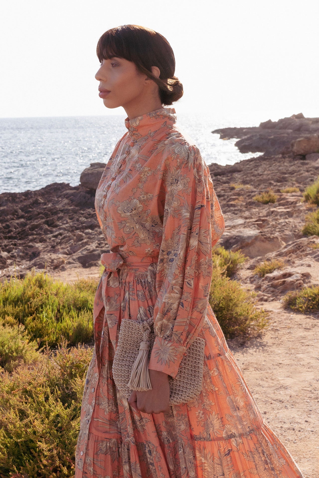 Blusa Flor - Salmón