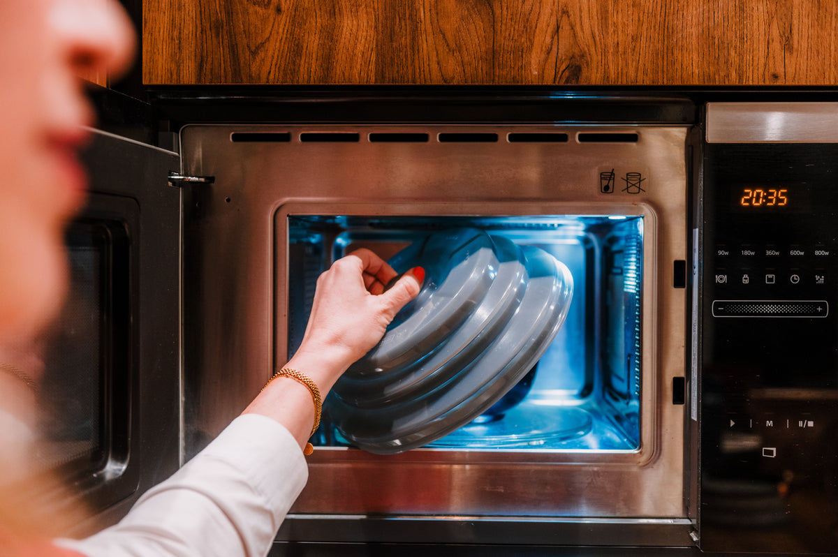 Couvercle en silicone pliable transparent pour micro-ondes