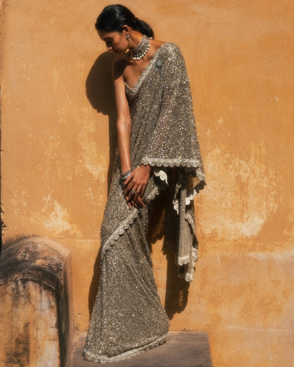 Olivia Sari Set By KYNAH, Luxury Indian Fashion & Bridal Wear
