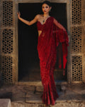 Auroraa Sari Set By KYNAH, Luxury Indian Fashion & Bridal Wear
