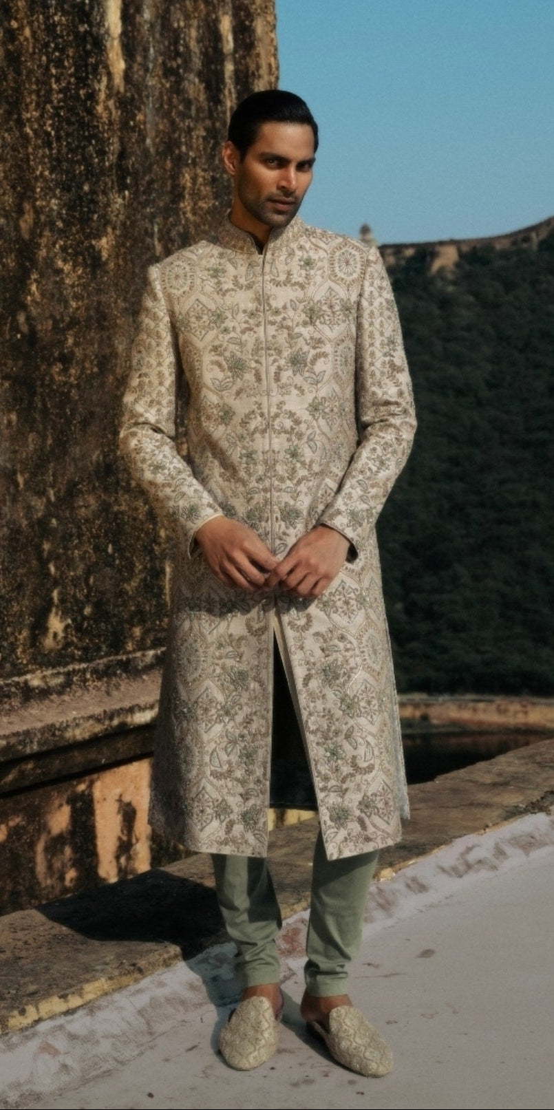 Arden Sherwani Set By KYNAH, Luxury Indian Fashion & Bridal Wear