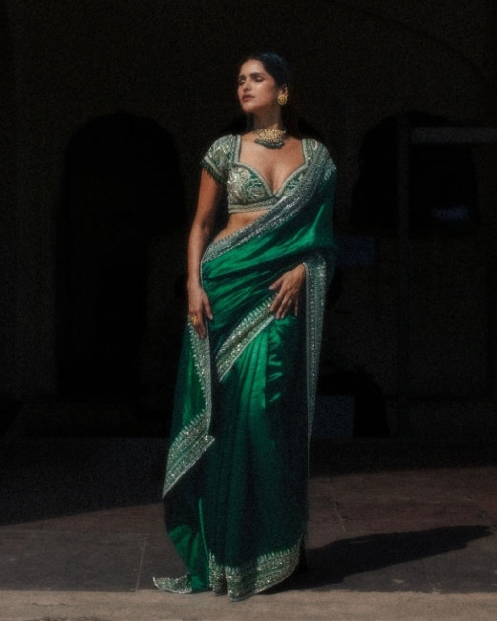 Zariya Sari Set By KYNAH, Luxury Indian Fashion & Bridal Wear
