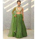 Venus Ruched Skirt Set By KYNAH, Luxury Indian Fashion & Bridal Wear