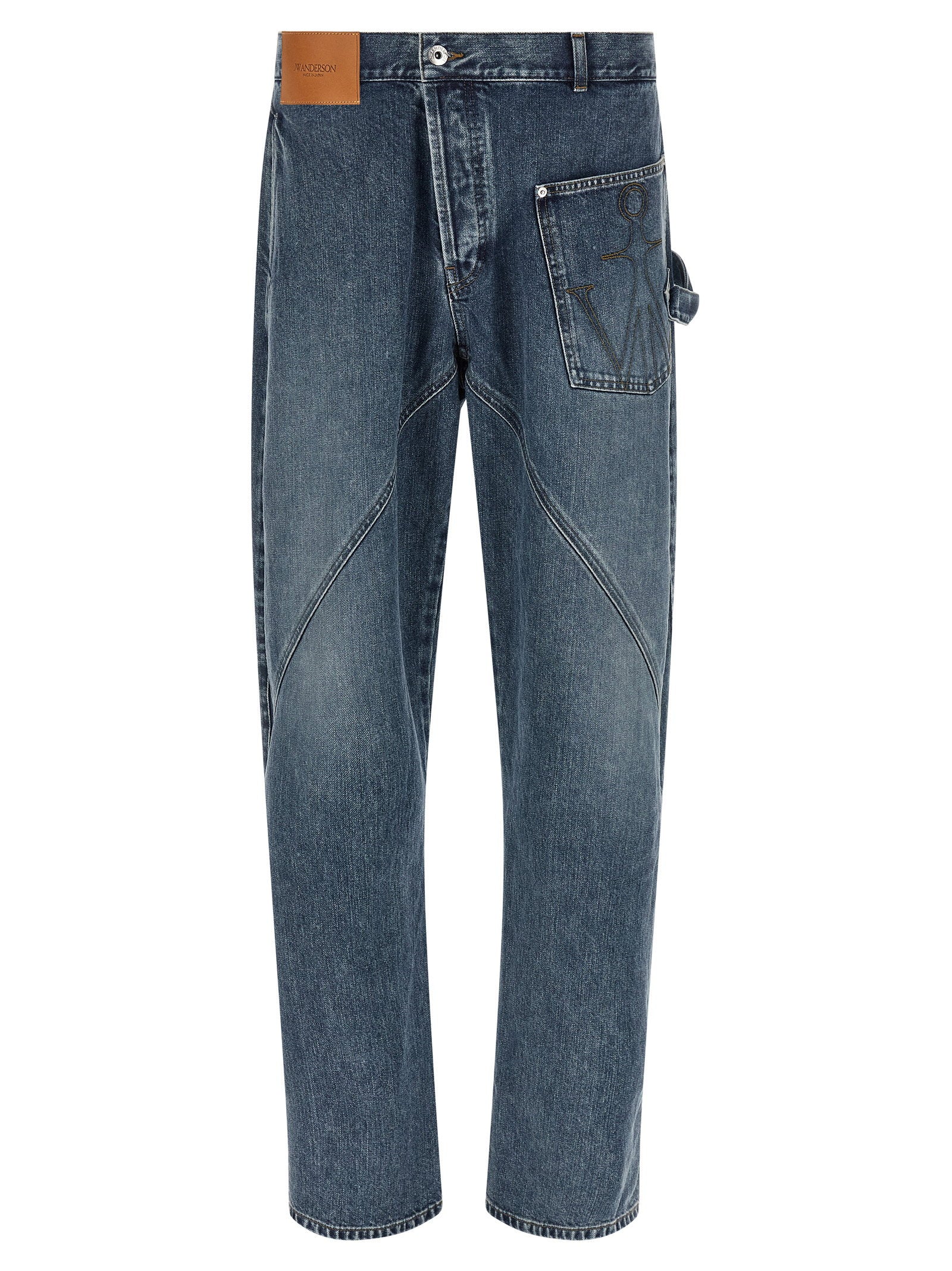 J.w.anderson Twisted Workwear Jeans — Blue