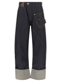 J.w.anderson Twisted Workwear Jeans — Indigo