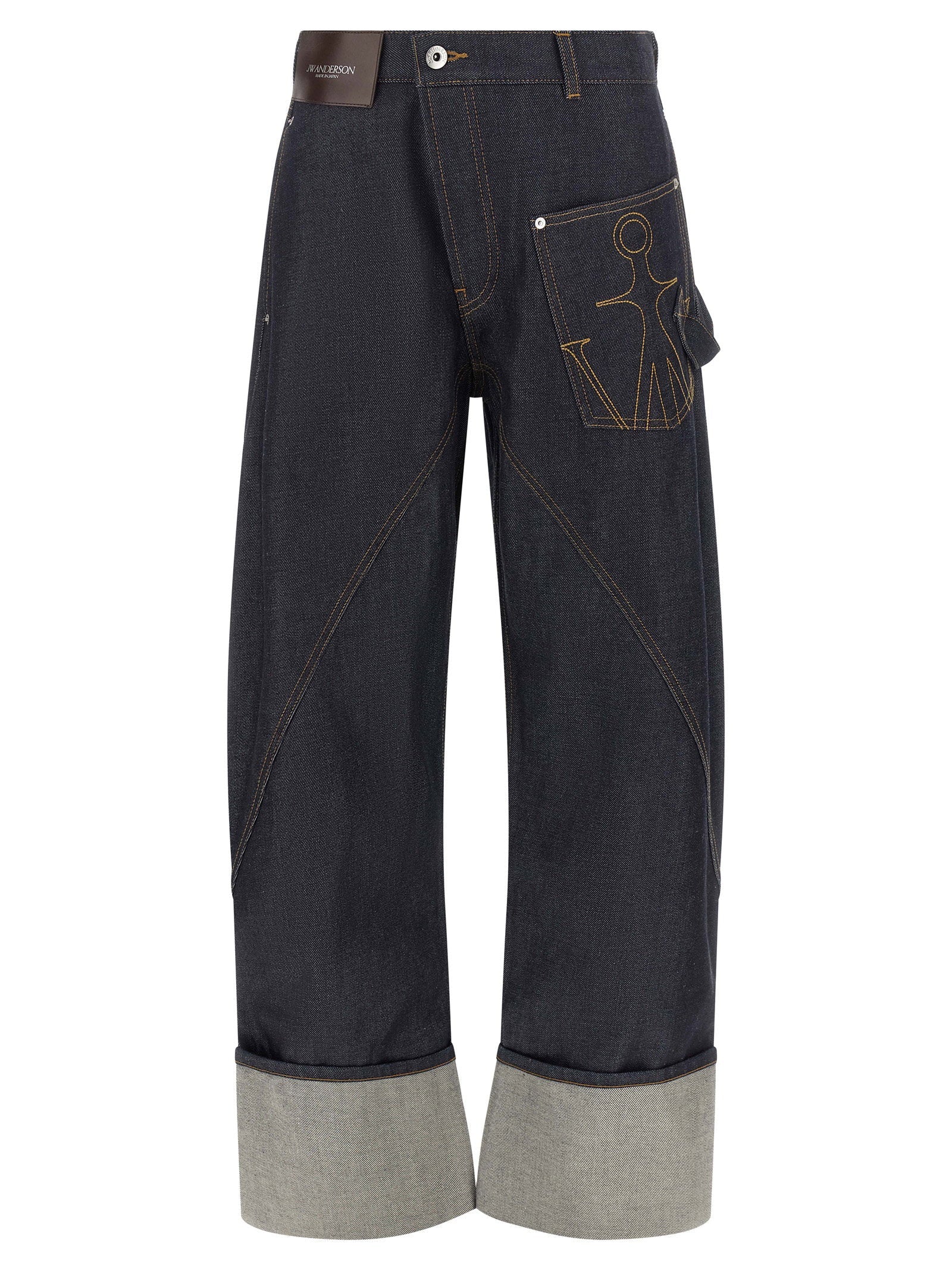 J.w.anderson Twisted Workwear Jeans — Indigo