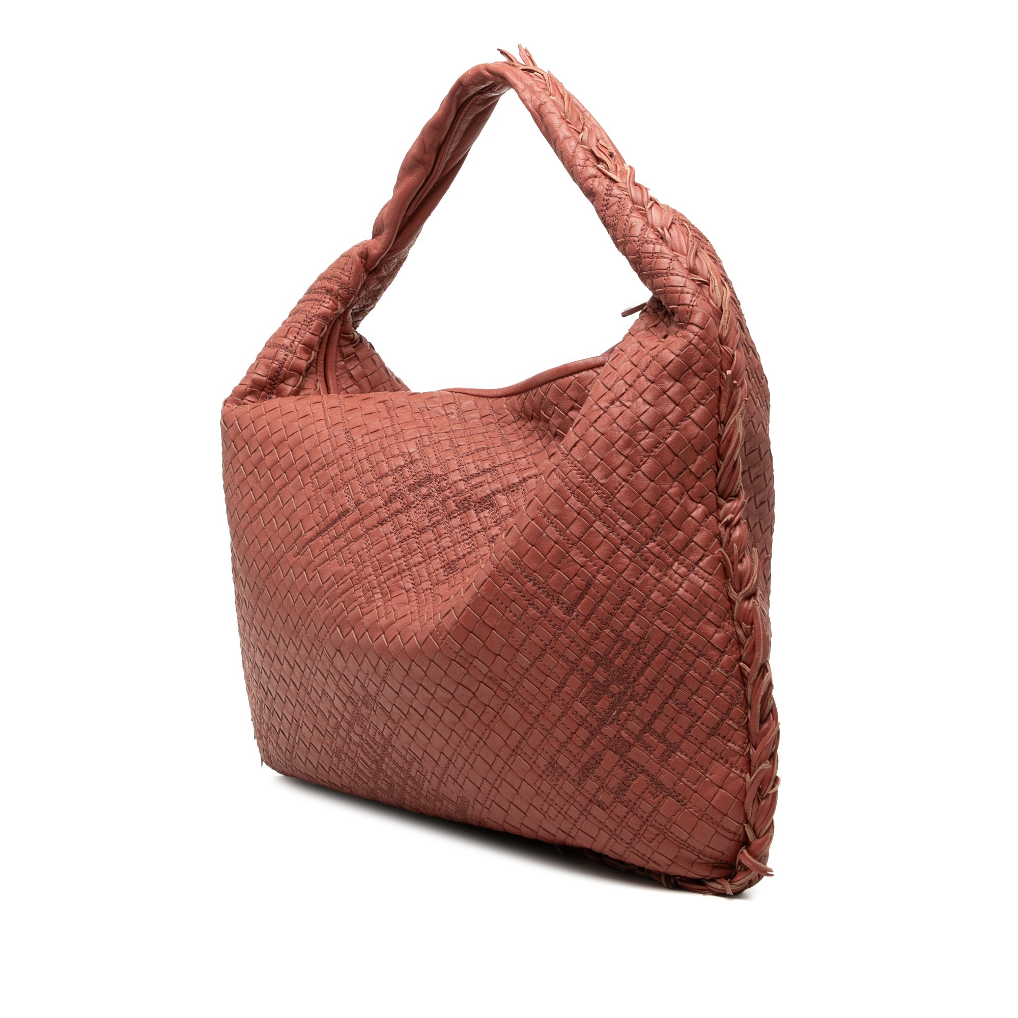Large Nappa Intrecciato Veneta Hobo