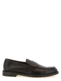Doucal's Leather Loafers — Black